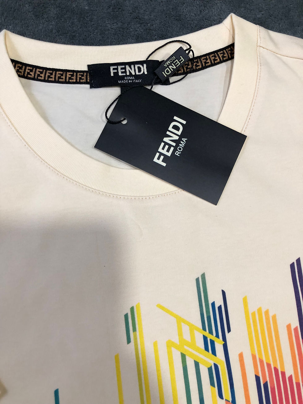 Thumbnail: Beige Fendi Tee    med only left!!!