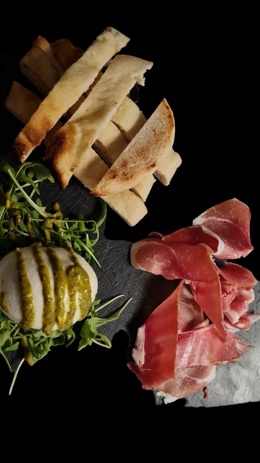 Arranged Food and Objects
