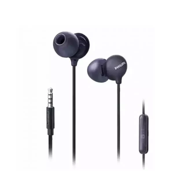 PHILIPS SHE2405BK In-Ear Headphones with Mic Black