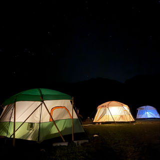 camps at night