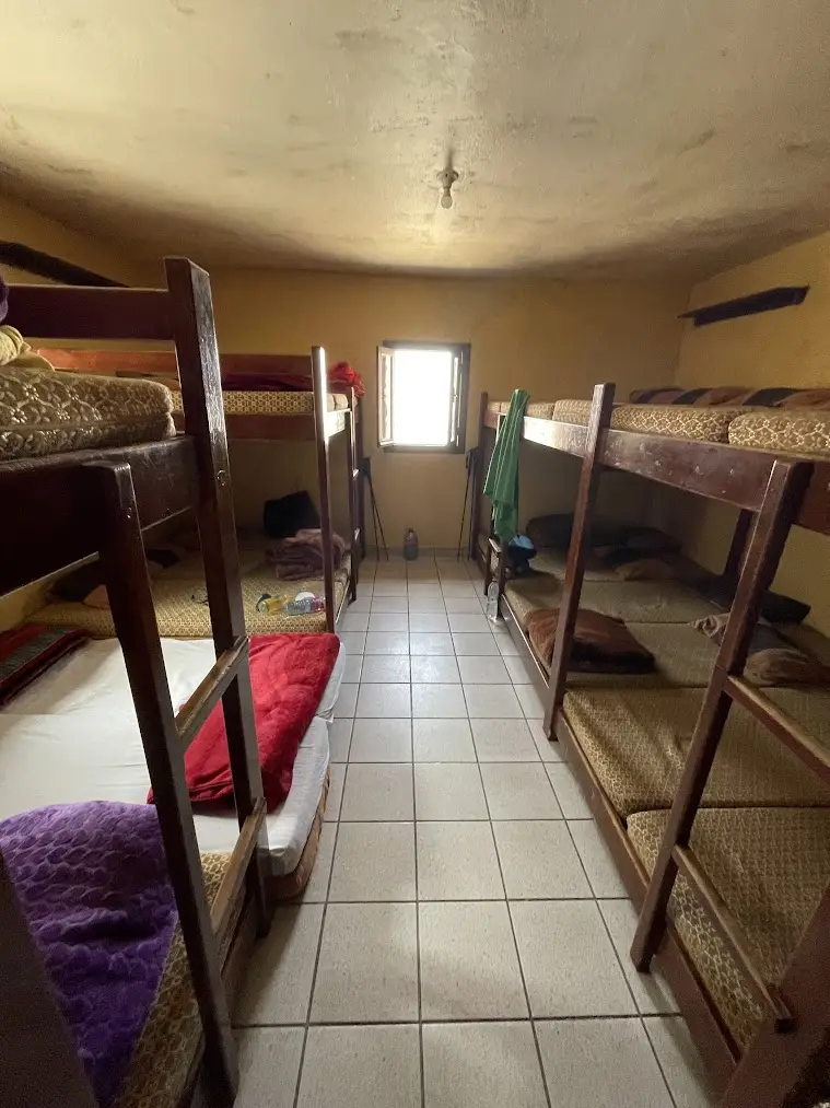 The dormitory at Mount Toubkal Refuge 