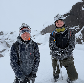 Happy but cold faces on Mount Toubkal