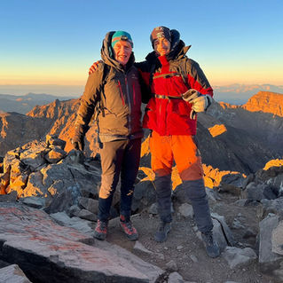 The highest point in North Africa. Mount Toubkal 4167m