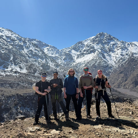 a group of mountain climber