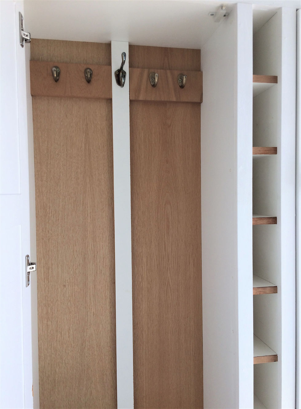 Hallway coat closet