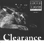 Poster for 'Clearance' Grid Iron production by Anita Sullivan