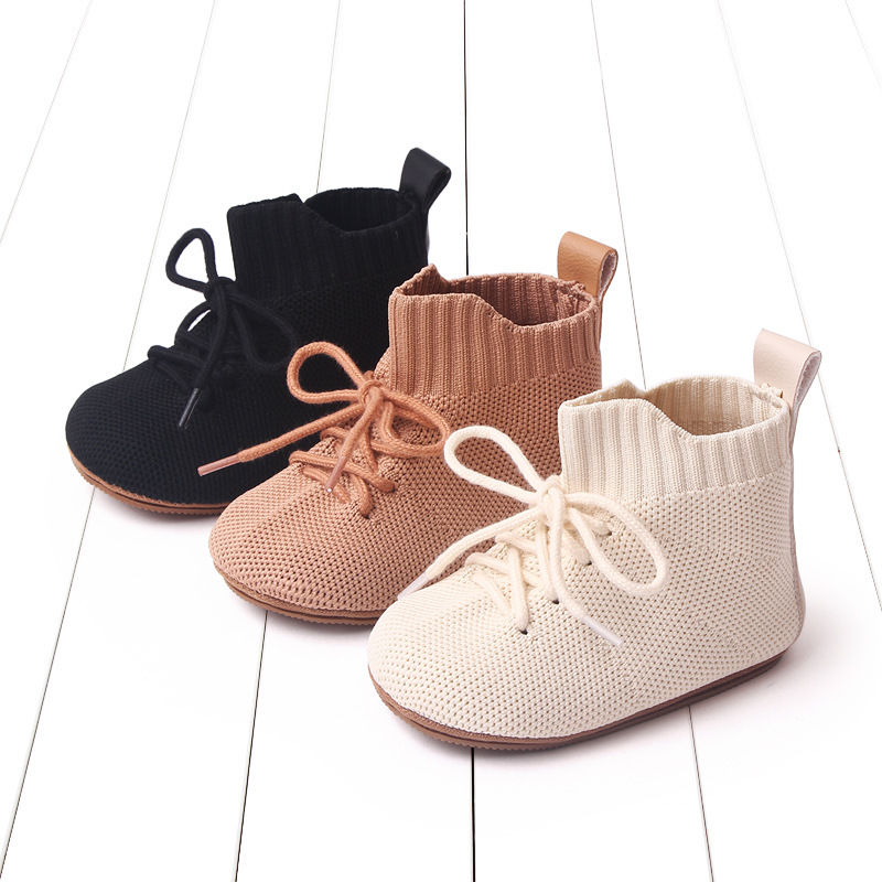 Breathable High Top Soft Sole Baby Toddler Shoes