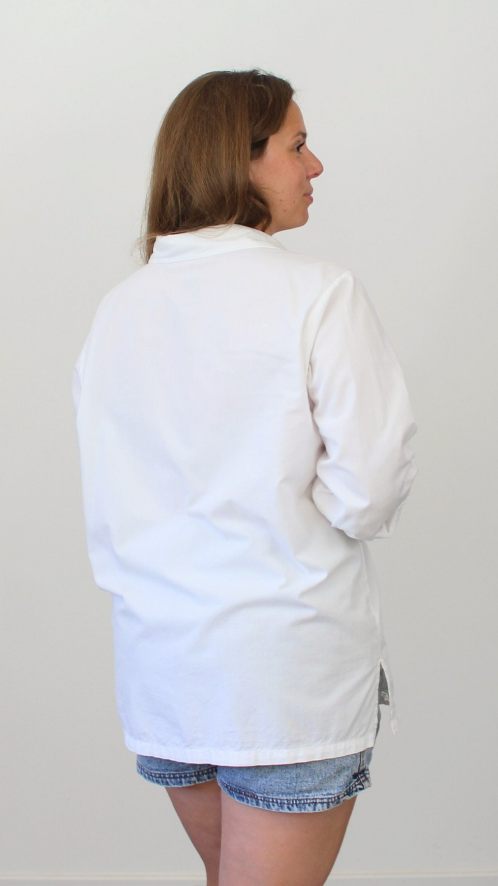 Miniature : Chemise brodée années 90 - Convient jusqu'au 42/44