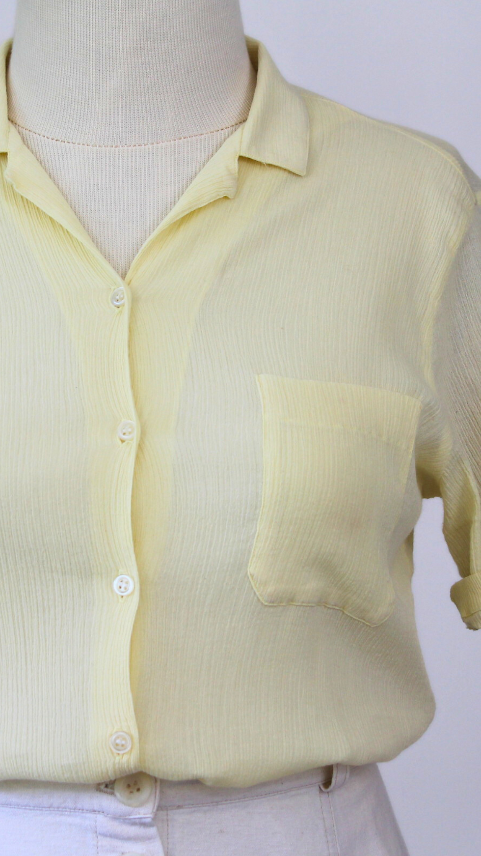 Miniature : Chemise manches courtes 70's - Convient jusqu'au 38