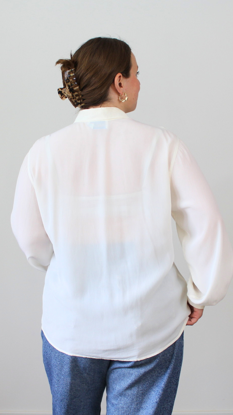 Miniature : Chemise fluide années 90 - Convient jusqu'au 44