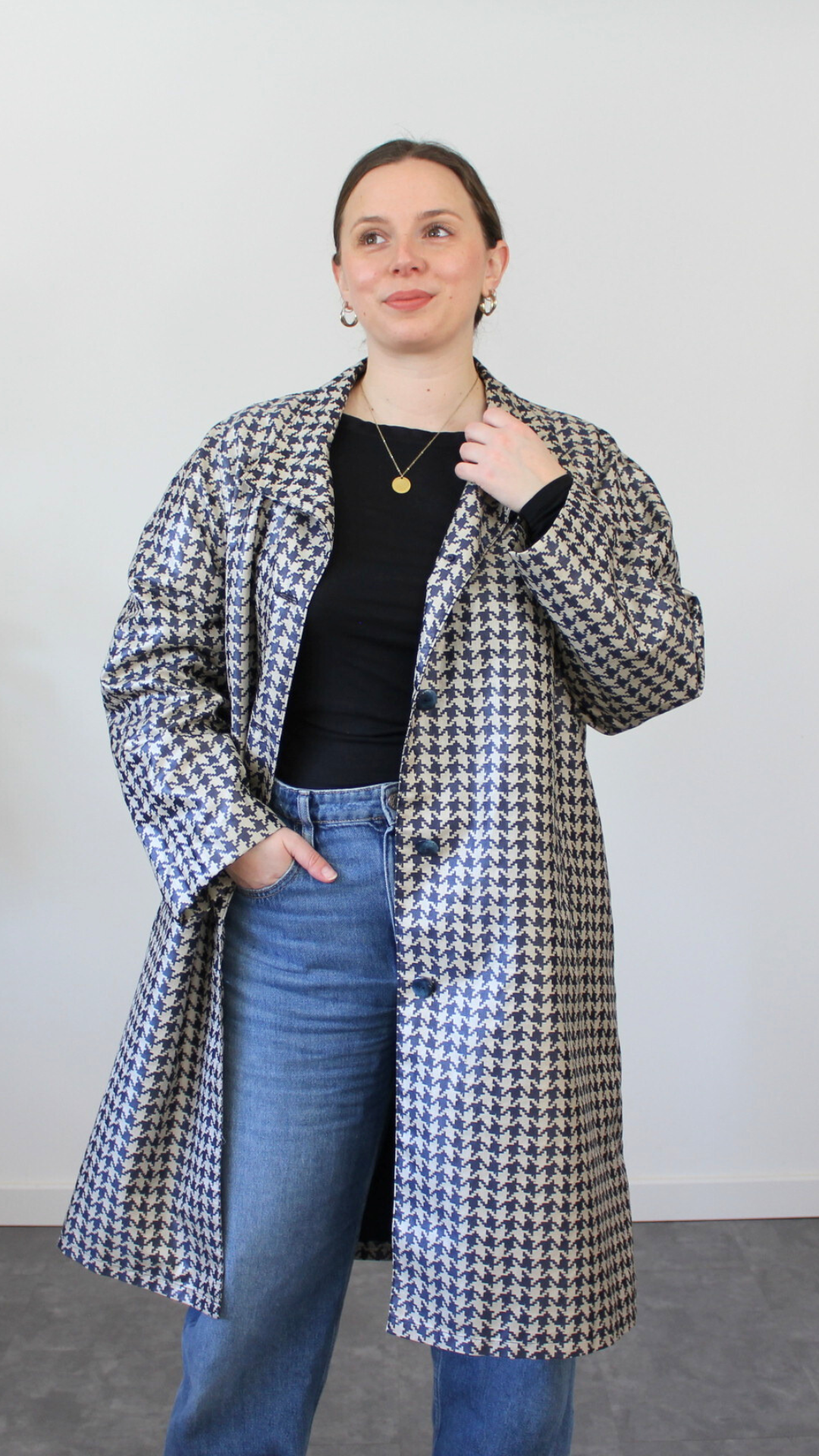 Trench léger années 80 - Convient jusqu'au 46