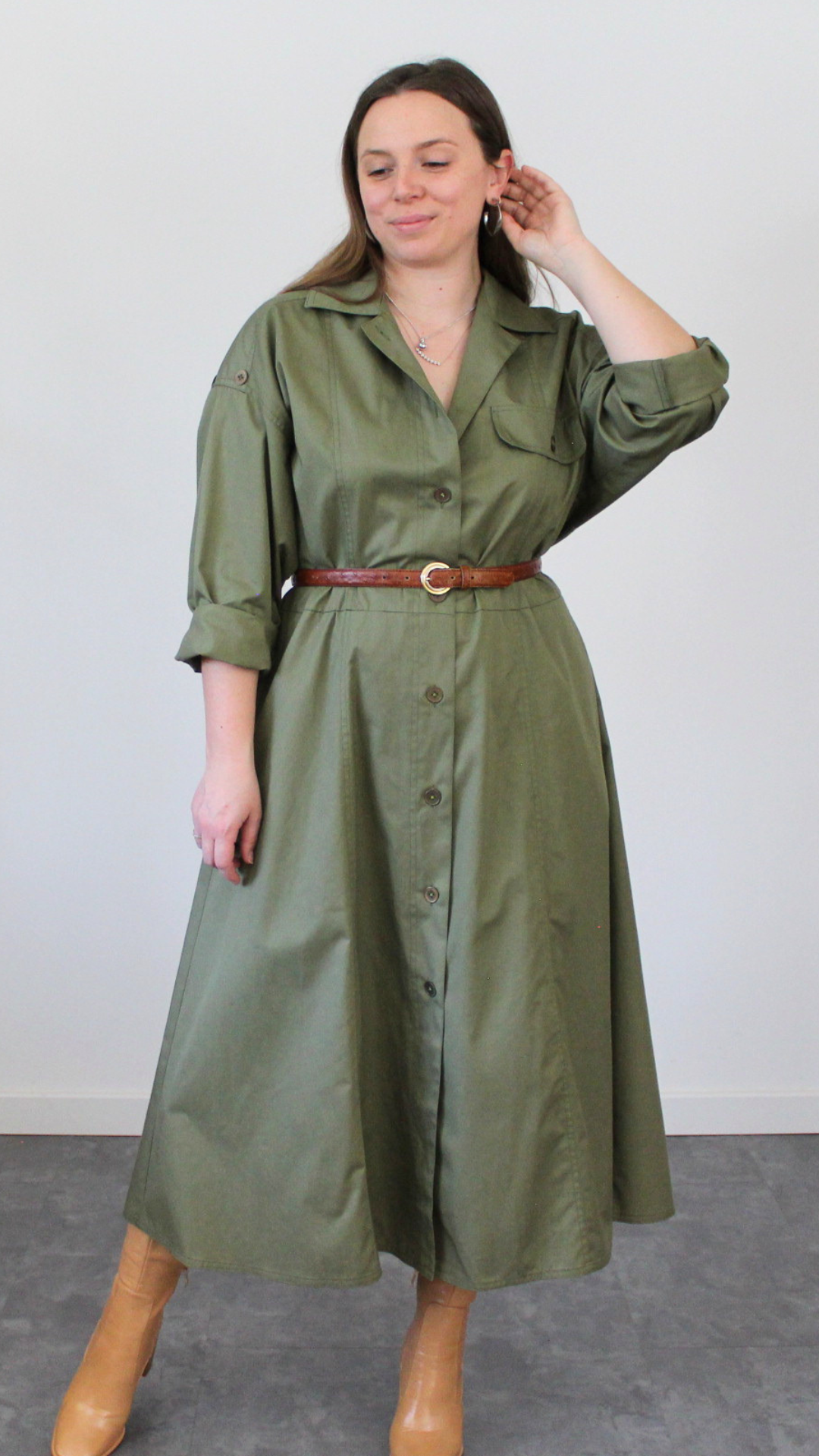 Robe longue années 90 - Convient jusqu'au 44/46