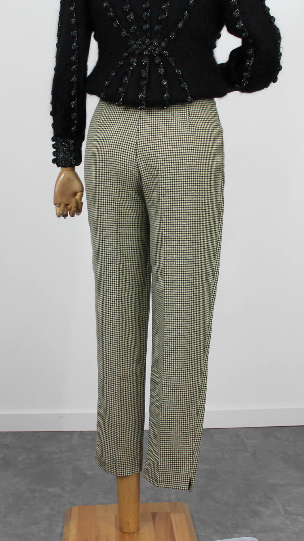 Miniature : Pantalon pied de poule 80's - Taille jusqu'au 36/38
