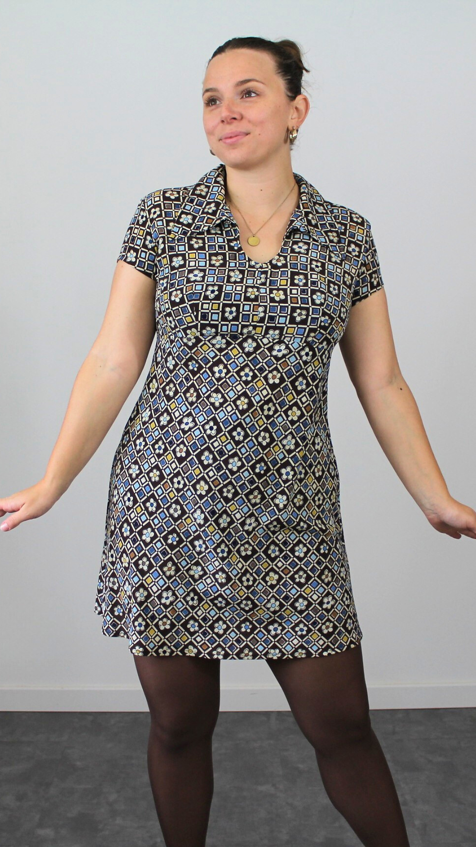 Miniature : Robe légère années 80 - Convient jusqu'au 38/40