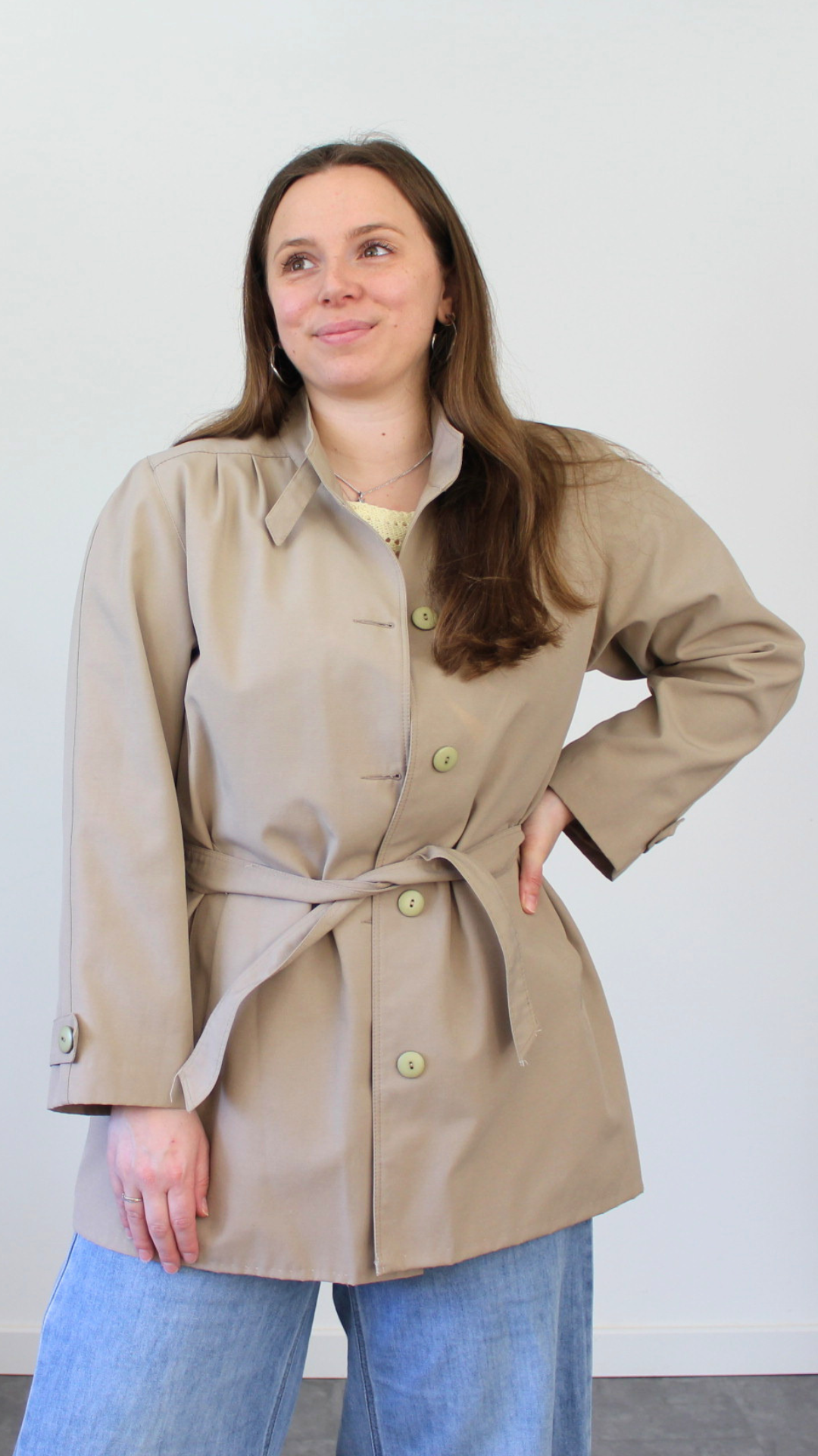 Trench court années 90 - Convient jusqu'au 40