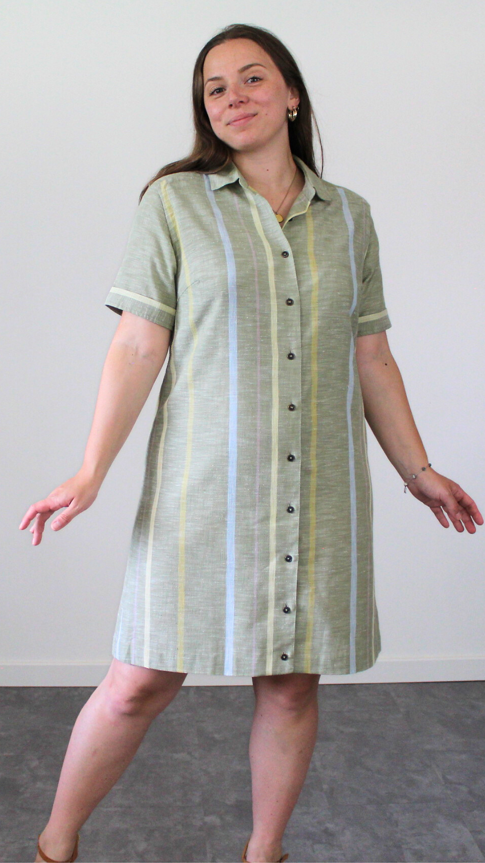 Miniature : Robe chemise 70's - Convient jusqu'au 40/42