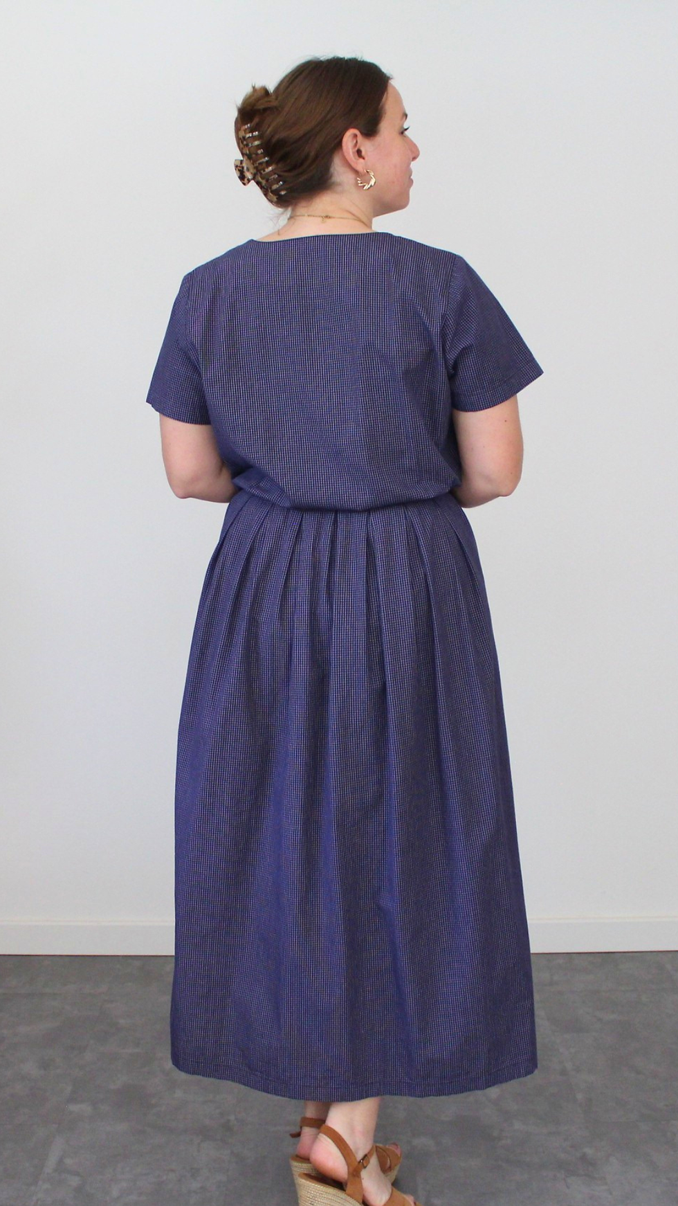 Miniature : Robe longue années 70 - Convient jusqu'au 42