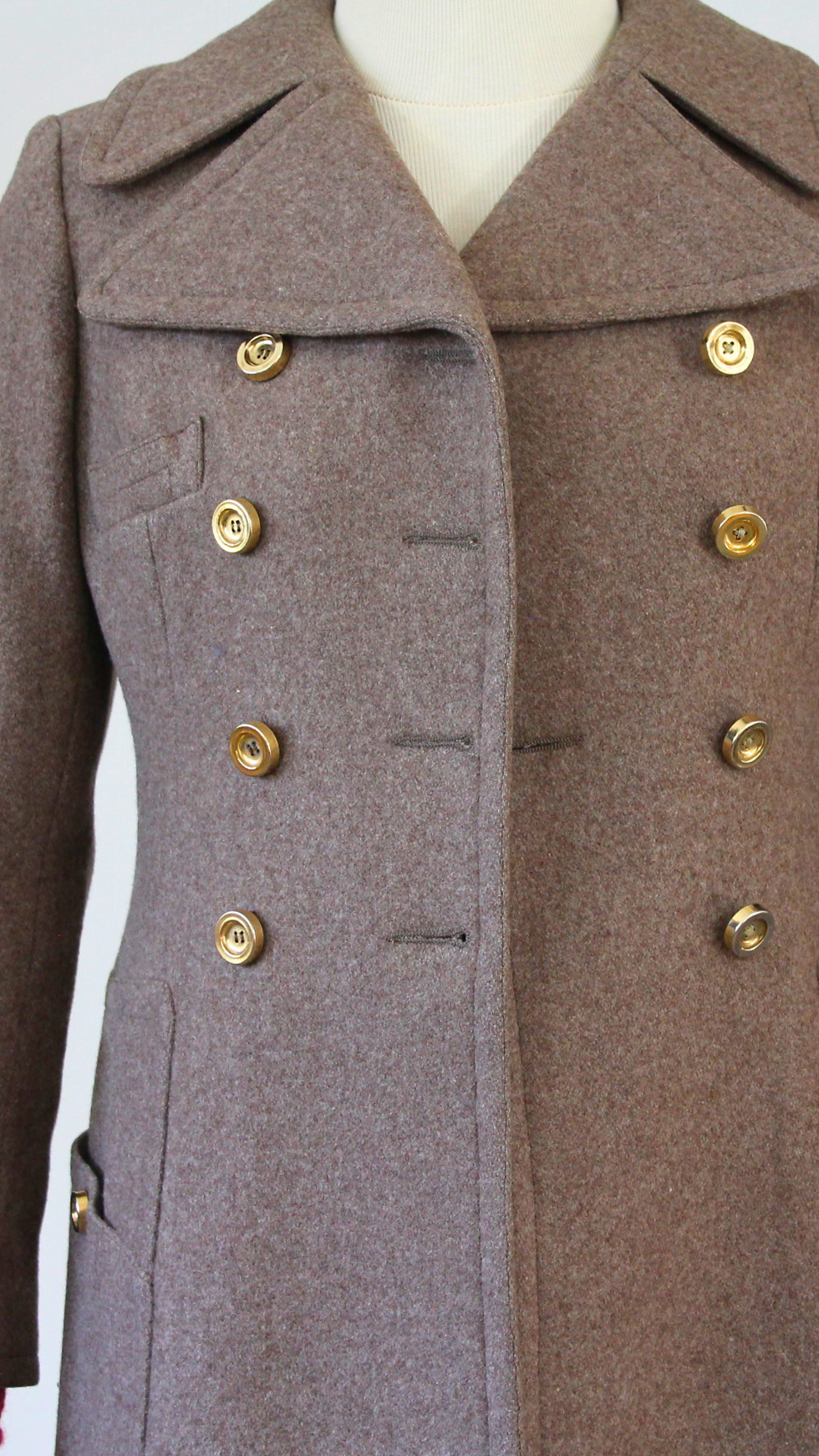 Miniature : Manteau cintré années 80 - Convient jusqu'au 36