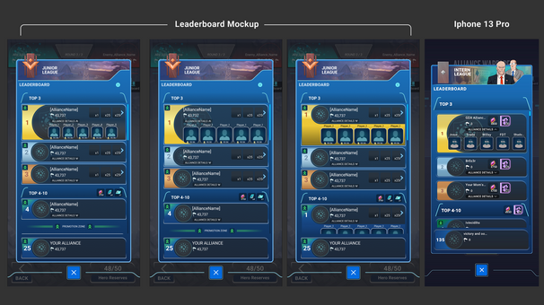 leaderboard mockups vs complete