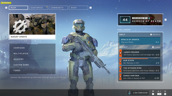 Main Menu Layout Redeisgn