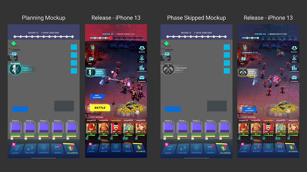AvA Access button mockup and final