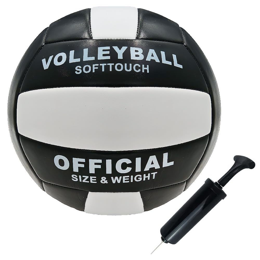 AeroTouch Soft-Surface Volleyball – Official Size Training & Practice Ball Set
