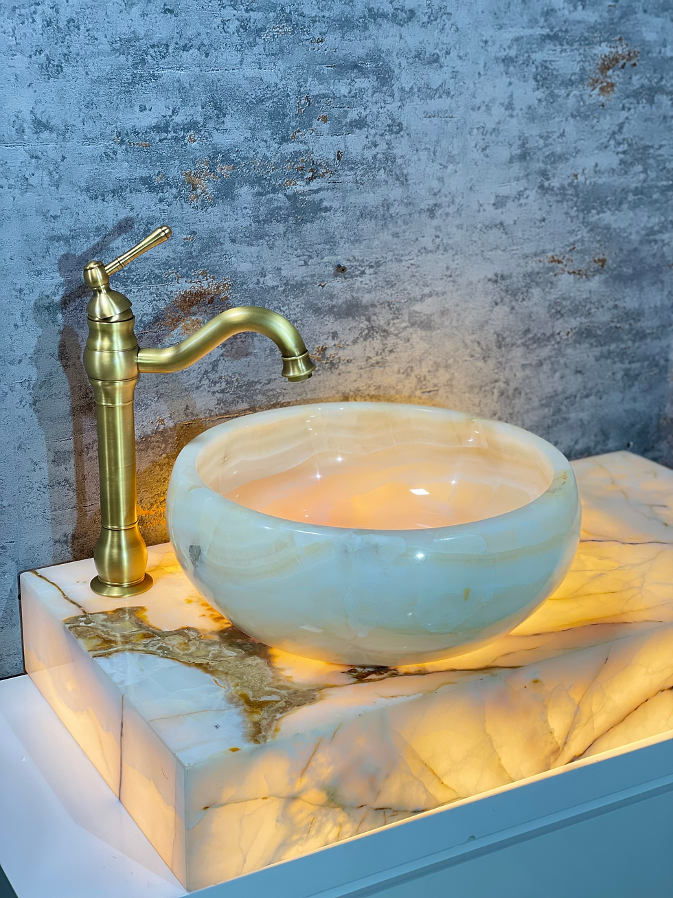 Miniaturbild: Onyx Aufsatzwaschbecken  Weiß rund