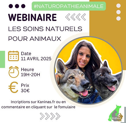 webinaire les soins naturels pour animaux Kaninas .jpg