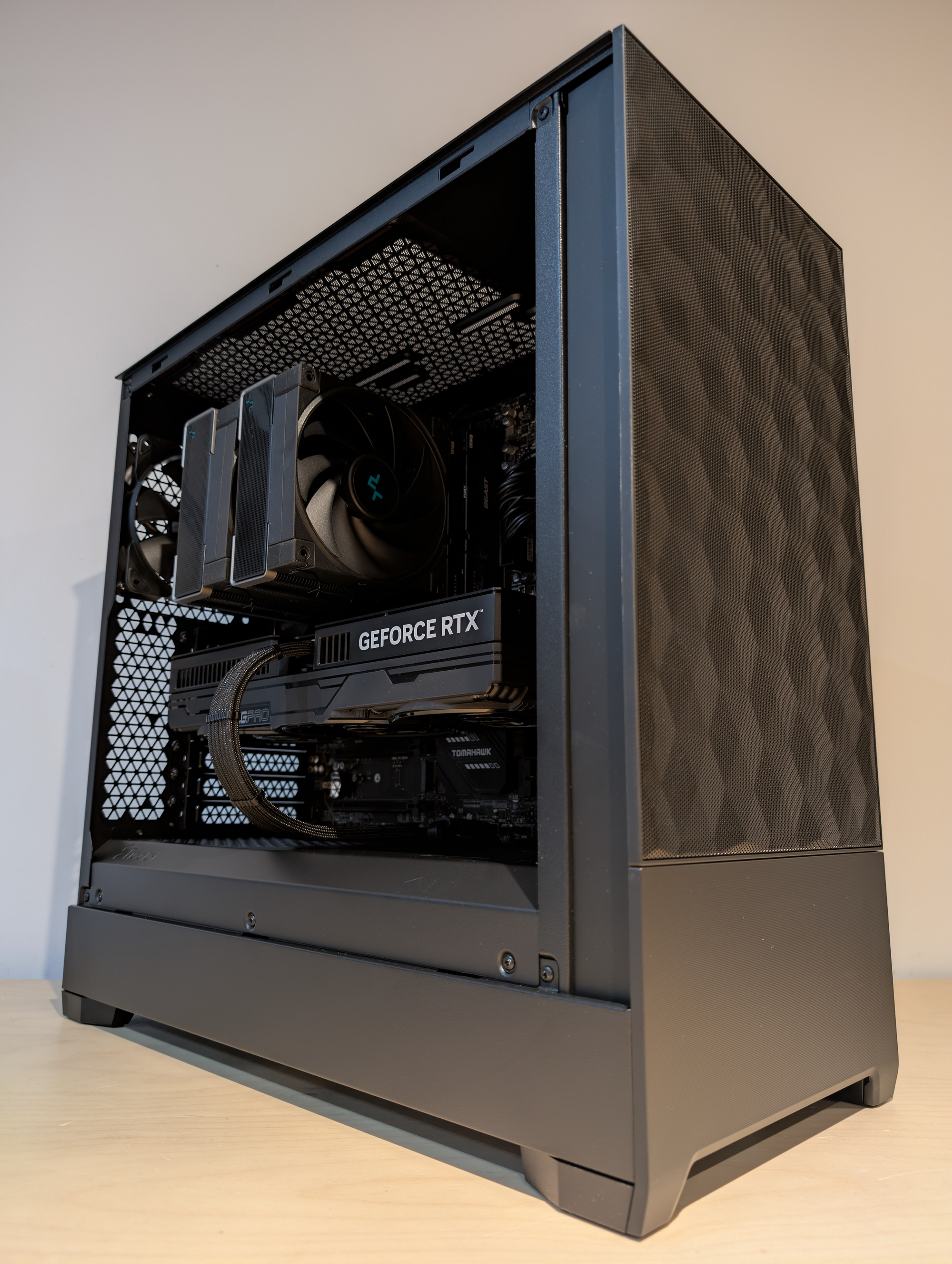 A gaming PC featuring a Ryzen 7 9800X3D, an RTX 5070Ti and 32GB RAM. Built by Kuda PC, a Glasgow based PC shop.