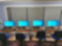 Desktop PCs in a community centre, built by Kuda PC, a PC shop and PC builder in Glasgow.