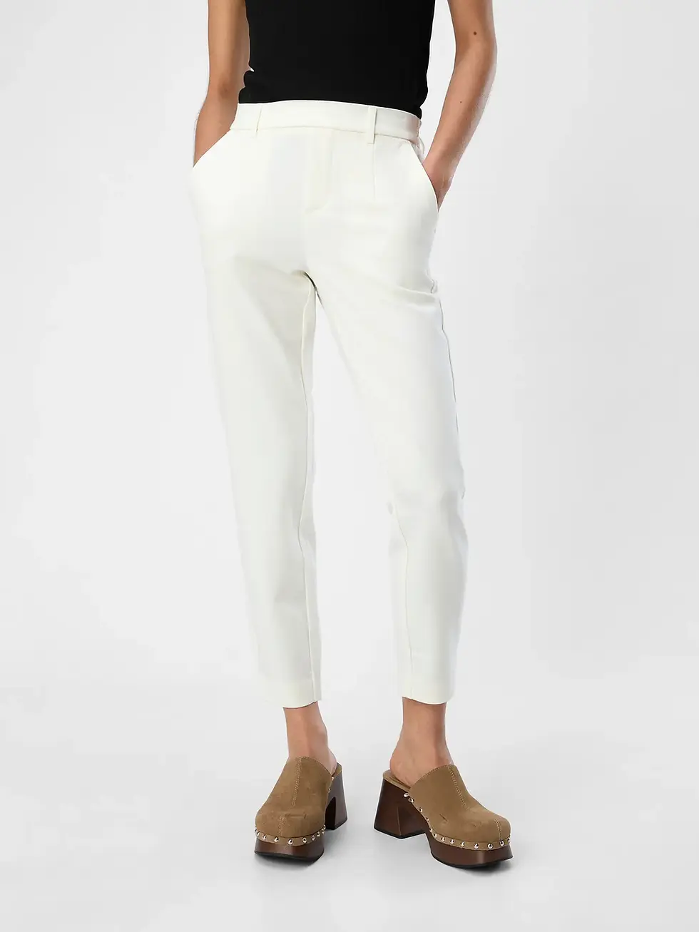 Thumbnail: OBJECT PANTALON LISA SLIM BLANC