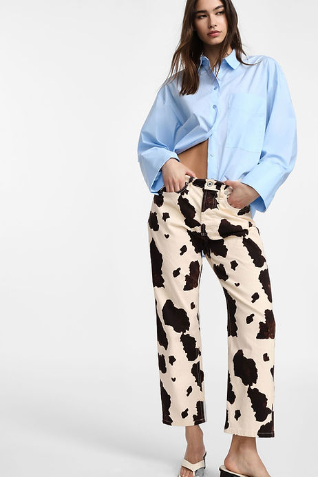 Please-pantalon-imprimé-vache-texas-beyonce-cowboycarter-beyonce-texas-P1T7DJBC10-viscose-