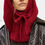 Miniature : OBJECT CAPUCHE/CAGOULE MILU RED DAHLIA BORDEAUX