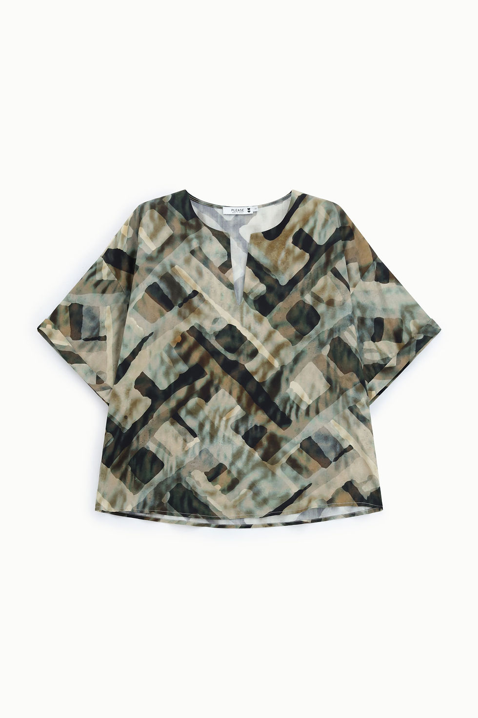 Miniature : PLEASE BLOUSE IMPRIME TAUPE C1Q0EJJ000