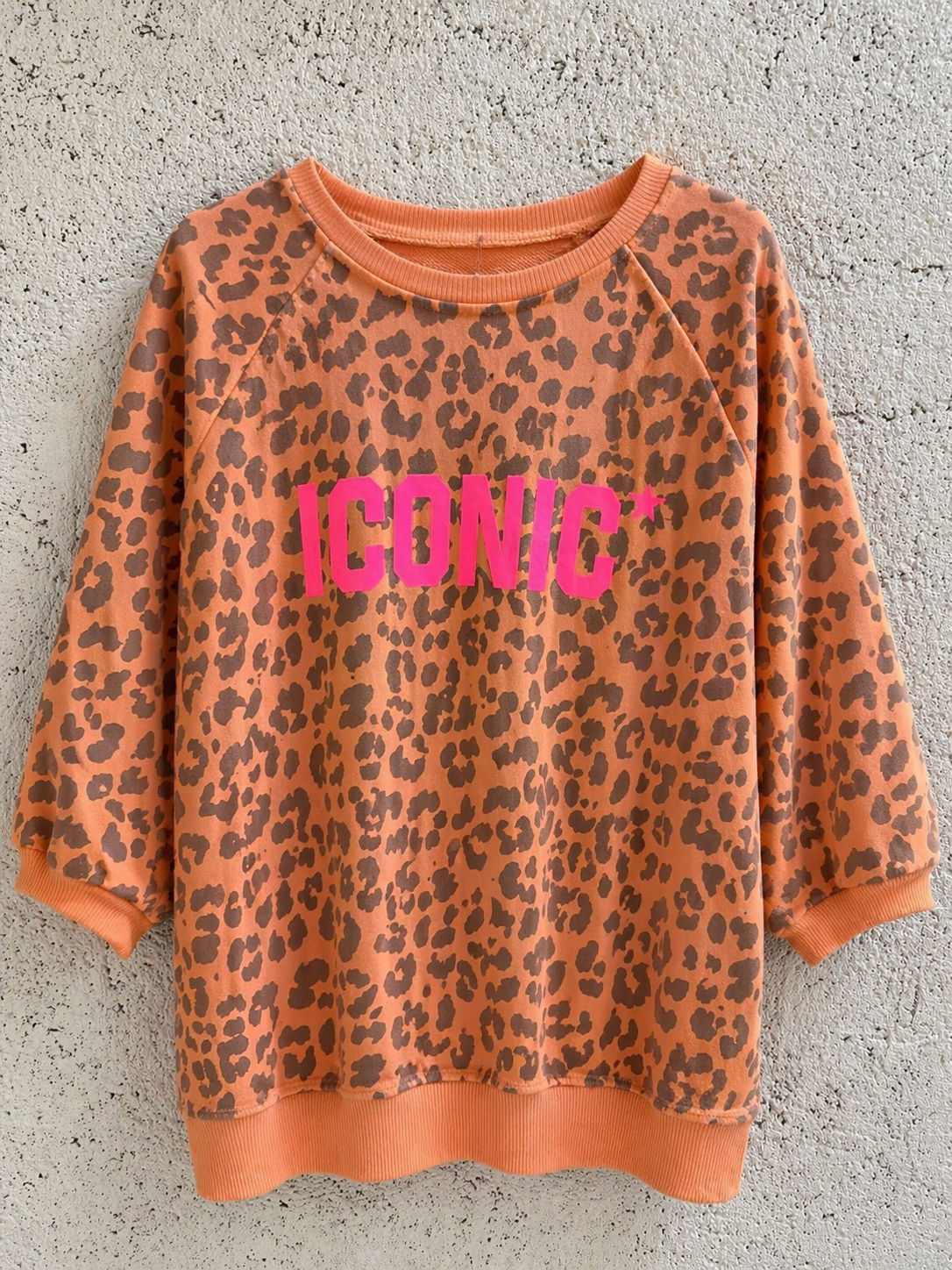 MILA SWEAT ICONIC LEOPARD ORANGE