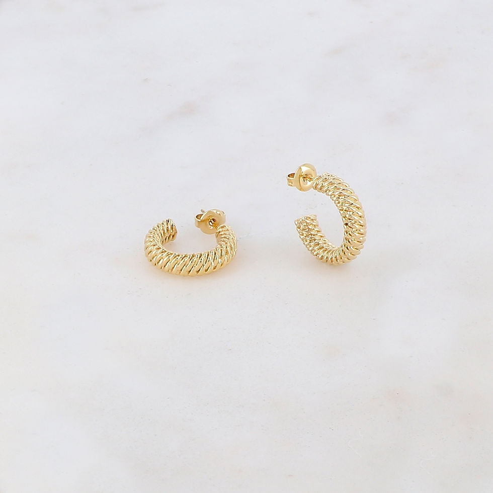 IKITA CREOLES TORSADEES OR