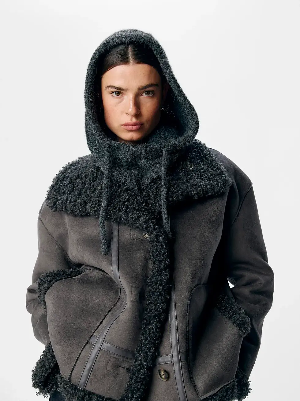 Miniature : OBJECT CAPUCHE/ CAGOULE MILU DARK GREY MELANGE