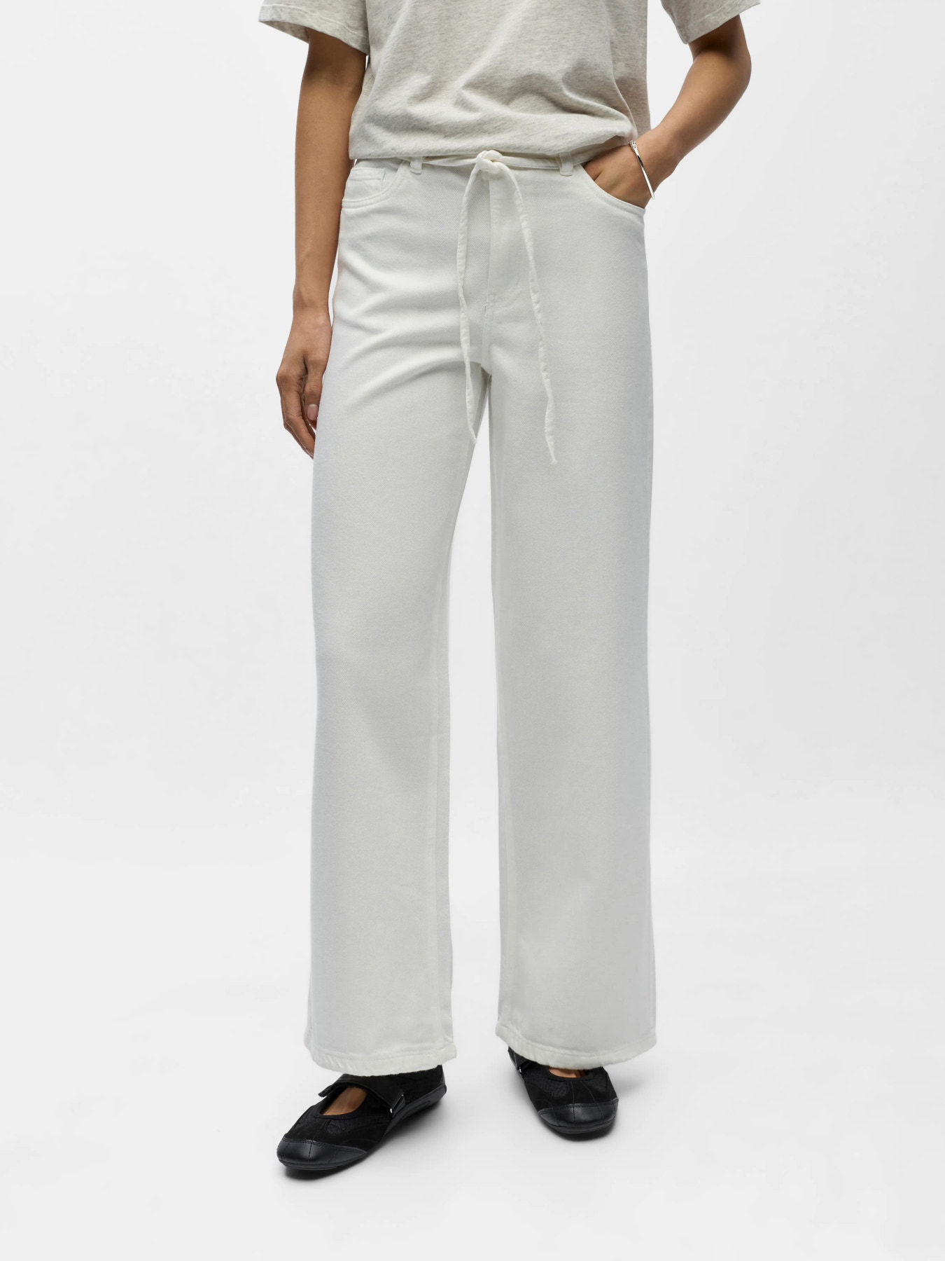 OBJECT JEAN WIDE ROSIE CLOUD DANCER