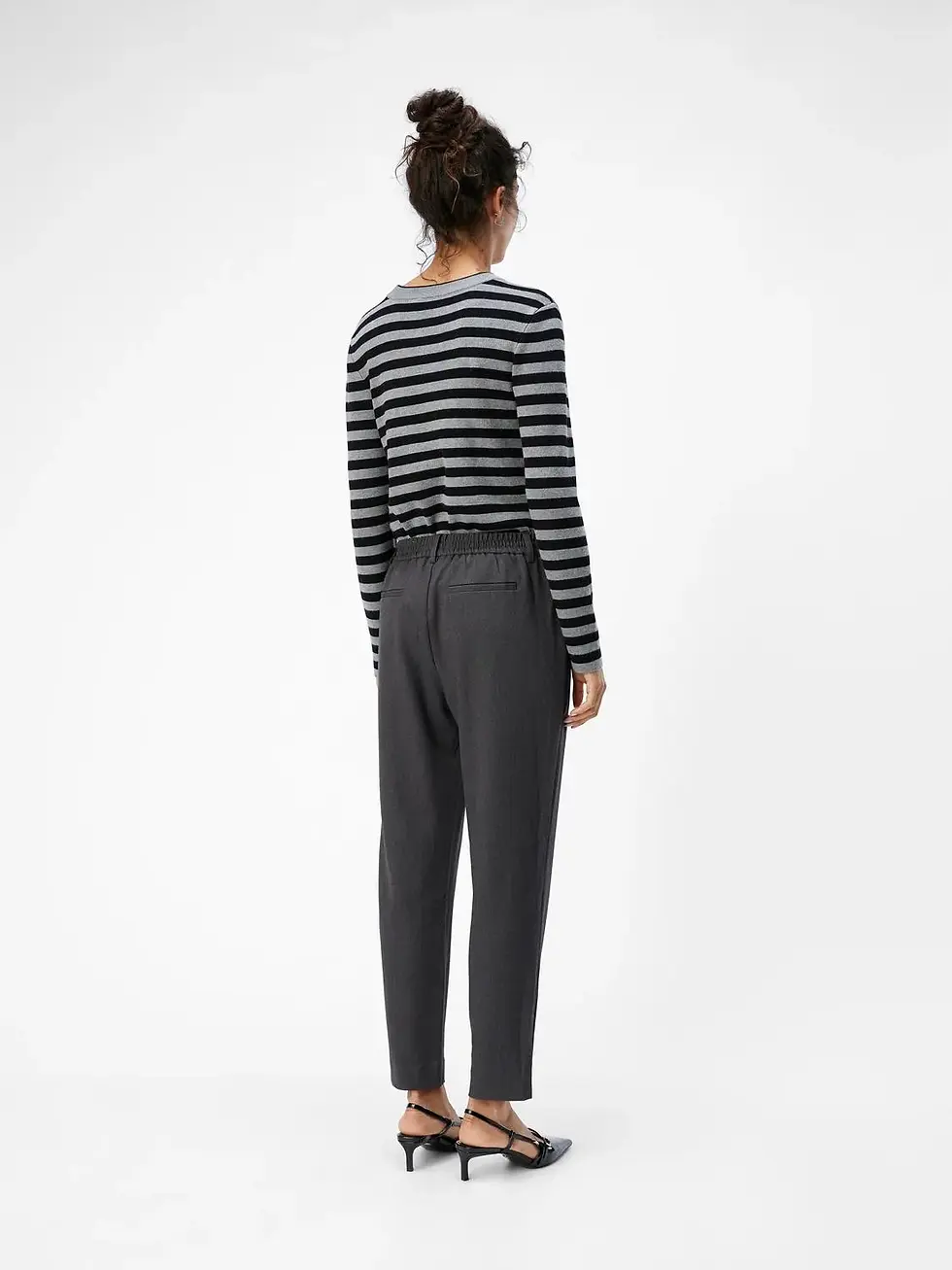 Thumbnail: OBJECT PANTALON LISA SLIM GRIS