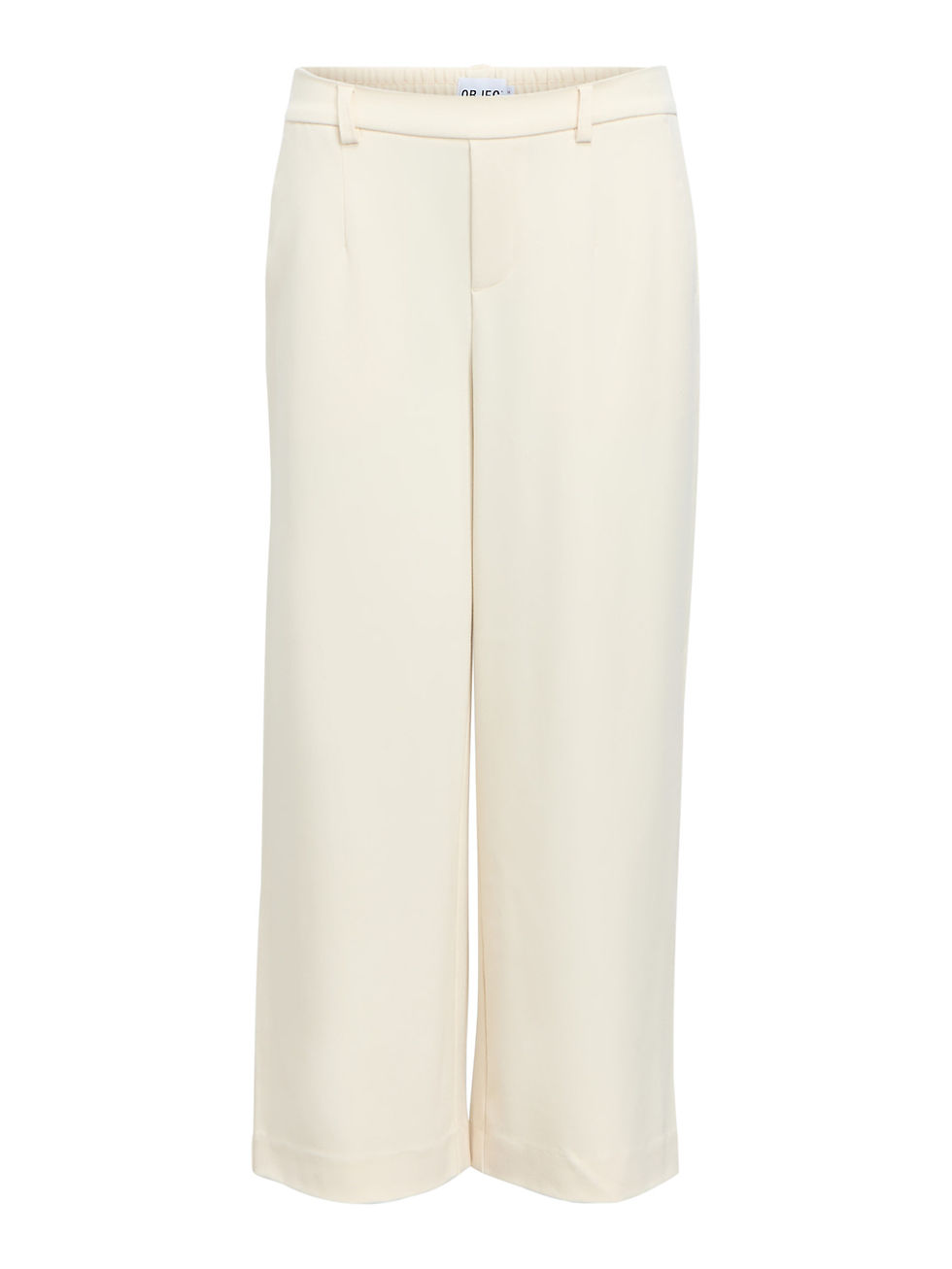 Thumbnail: OBJECT PANTALON LISA WIDE CROPPED SANDSHEL ECRU