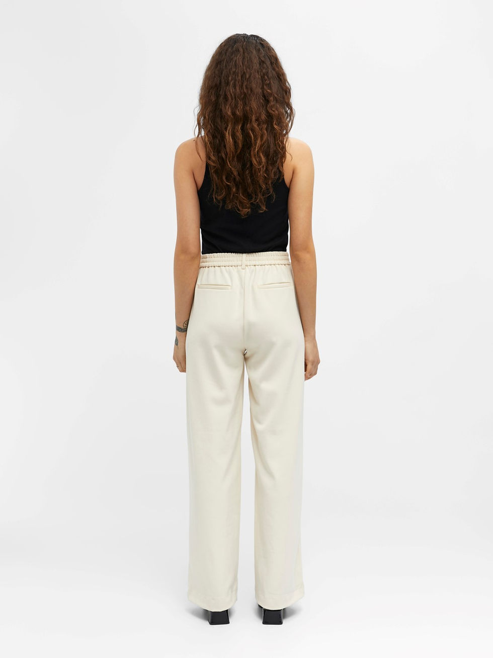 Thumbnail: OBJECT PANTALON LISA WIDE SANDSHELL