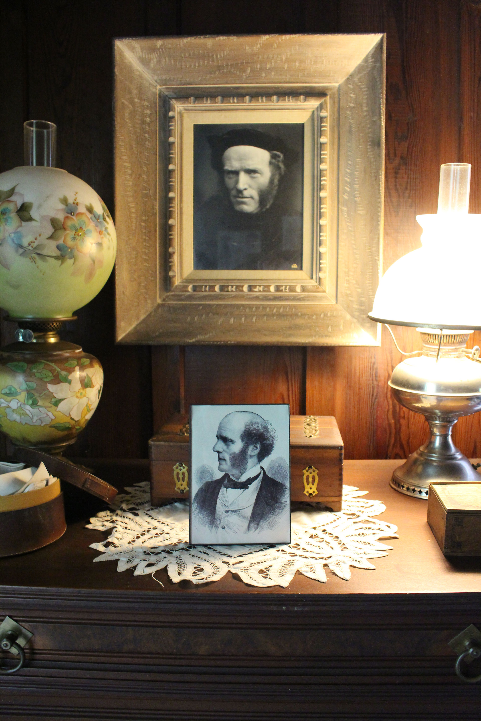 Victorian furnishings in Thomas Hughes' home in Rugby, TN