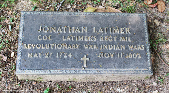 George Washington's good friend Jonathan Latimer rests in Beech Cemeter