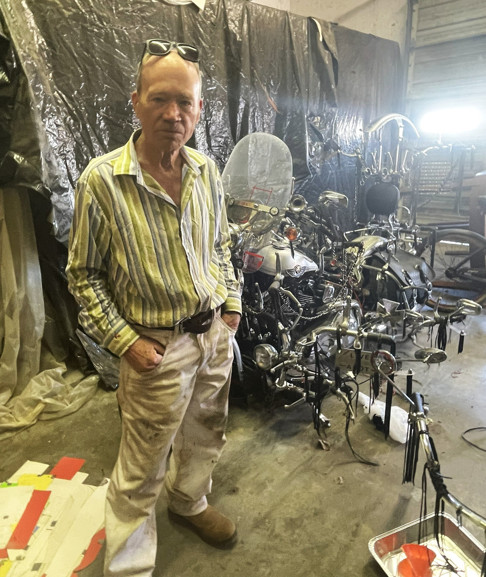 Billy Tripp, the creator behind the Mindfield Cemetery