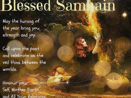 Sending out Samhain Blessings to all of my dear clients and colleagues