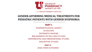 Systematic Medical Evidence Review of Hormonal Transgender Treatment (« Utah Review »), transition mineurs dysphorie de genre transidentité