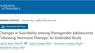 copie ecran etude allen suicidalite transgenres transition mineurs