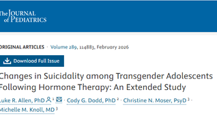 copie ecran etude allen suicidalite transgenres transition mineurs