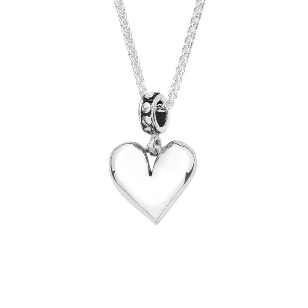 Linda Macdonald Silver Forever Heart Necklace