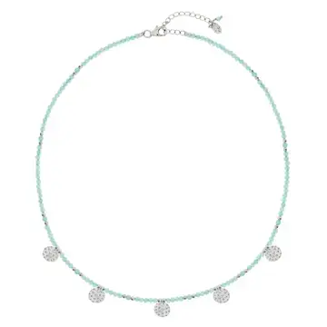 Aegean Amazonite Aqua Silver Necklace
